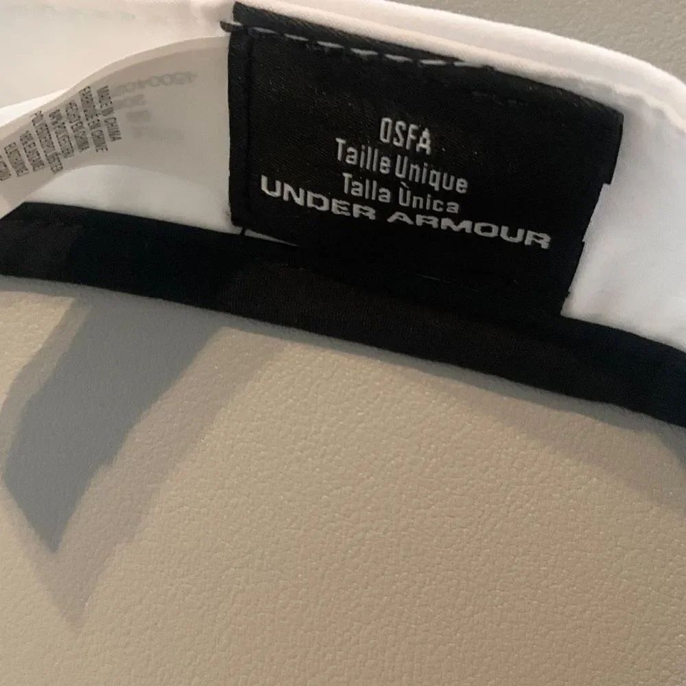 White Under Armour Visor - Picture 3 of 5